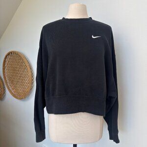Nike Women's Cropped Crewneck (Black)
